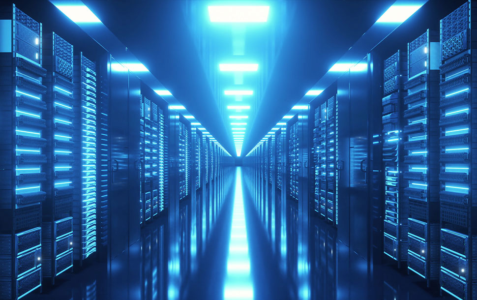 The data center of a major American telecom carrier