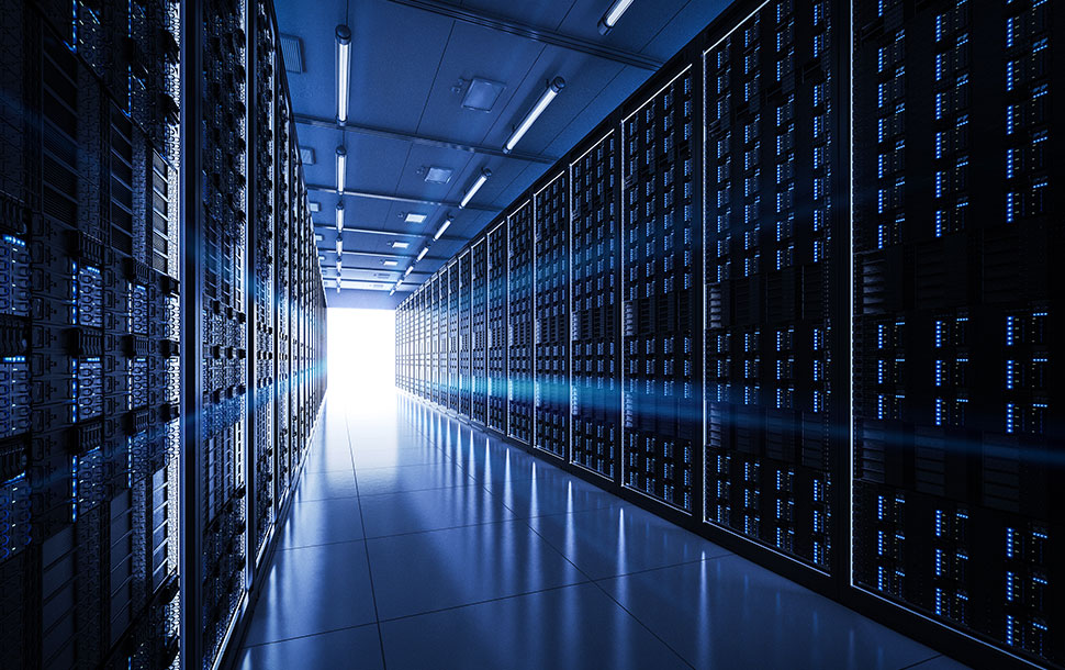 Data center of a major Japanese telecom operator